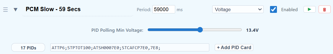 Scanning for PIDs